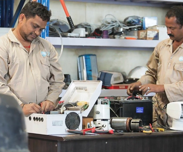 electrical workshop in Kant Ships & Boats Maintenance Services L.L.C